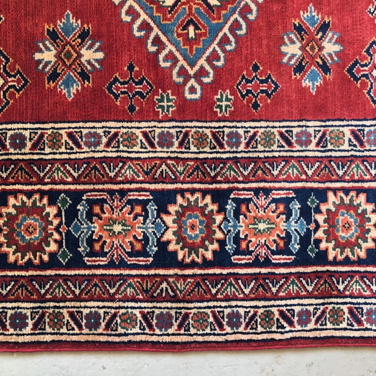 Afghan Super Kazak Rug
