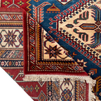 303 x 216 cm | Afghan Super Kazak Rug - Khorasan Rugs