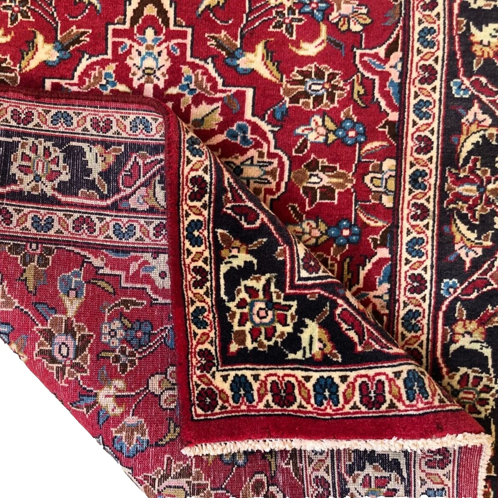 Old Persian Kashan Rug c. 1980