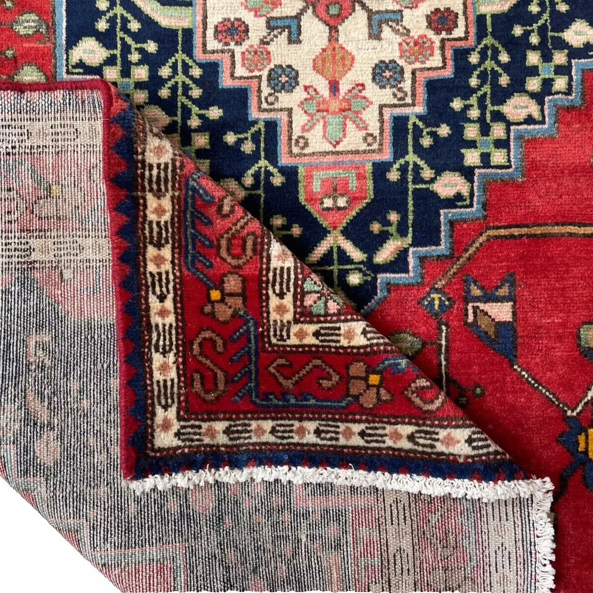 Old Persian Hamadan Rug c. 1970