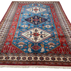 303 x 216 cm | Afghan Super Kazak Rug - Khorasan Rugs