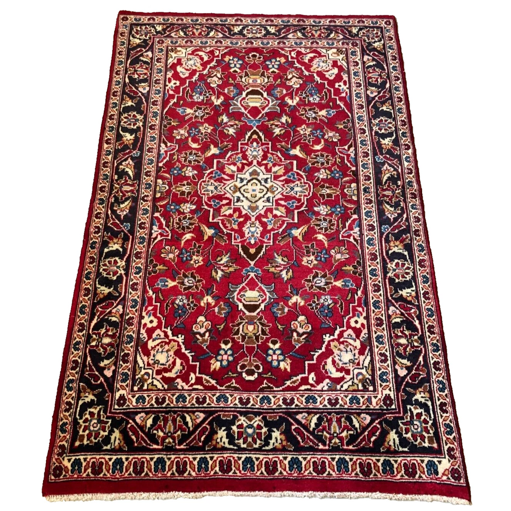 Old Persian Kashan Rug c. 1980