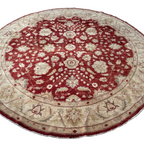 Afghan Ziegler Round Rug
