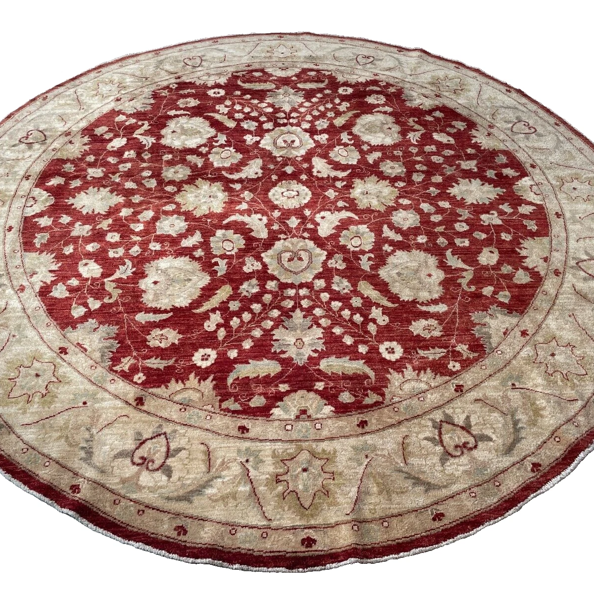 Afghan Ziegler Round Rug