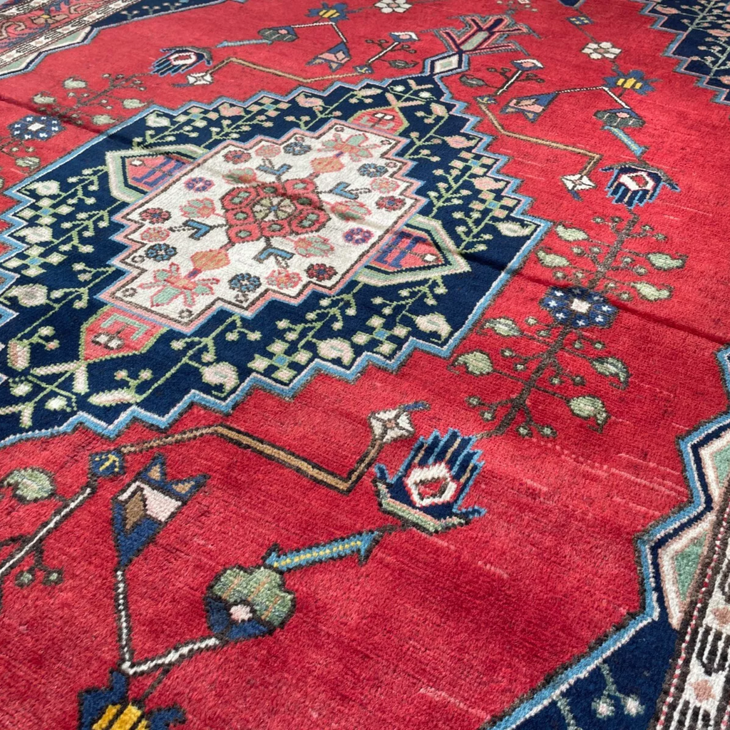 Old Persian Hamadan Rug c. 1970