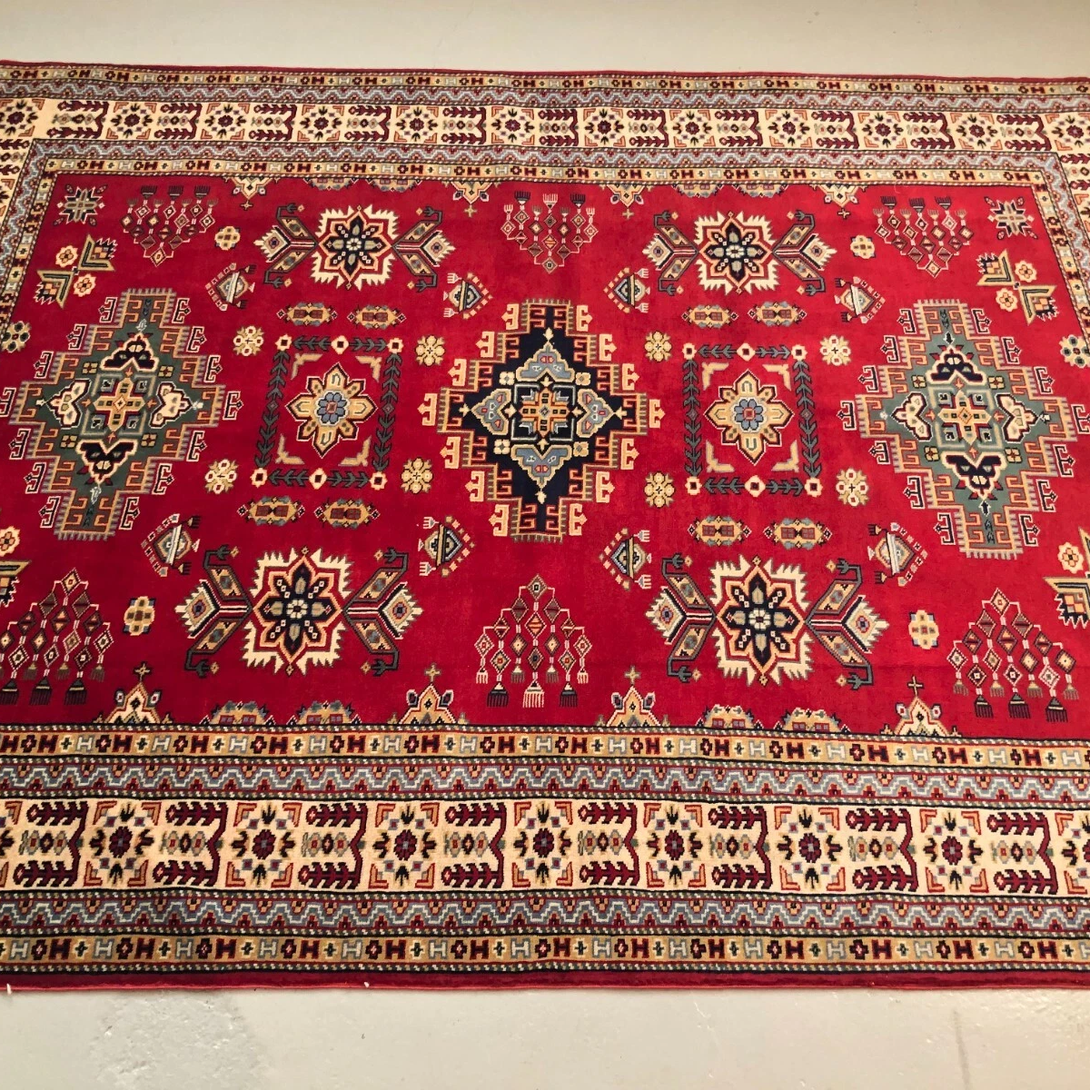 Afghan Super Kazak Rug