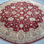 Afghan Ziegler Round Rug