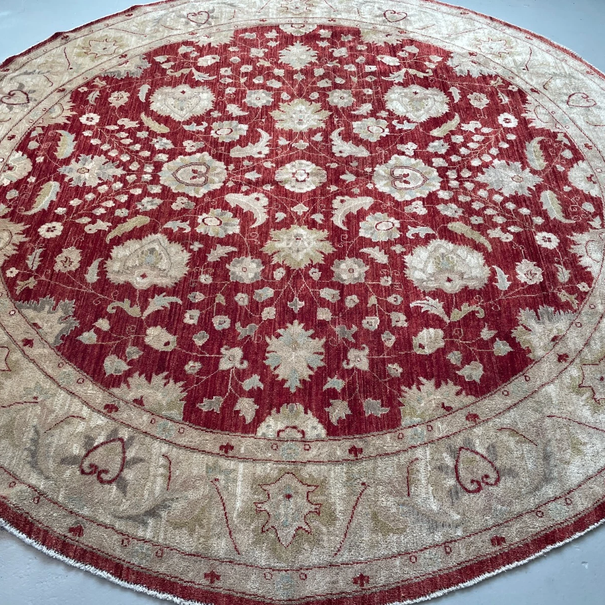 Afghan Ziegler Round Rug