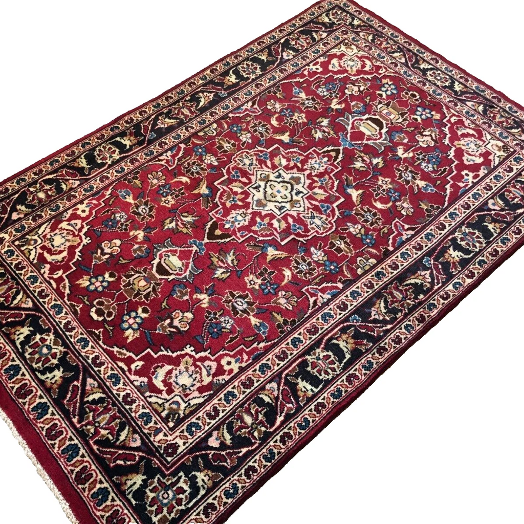 Old Persian Kashan Rug c. 1980
