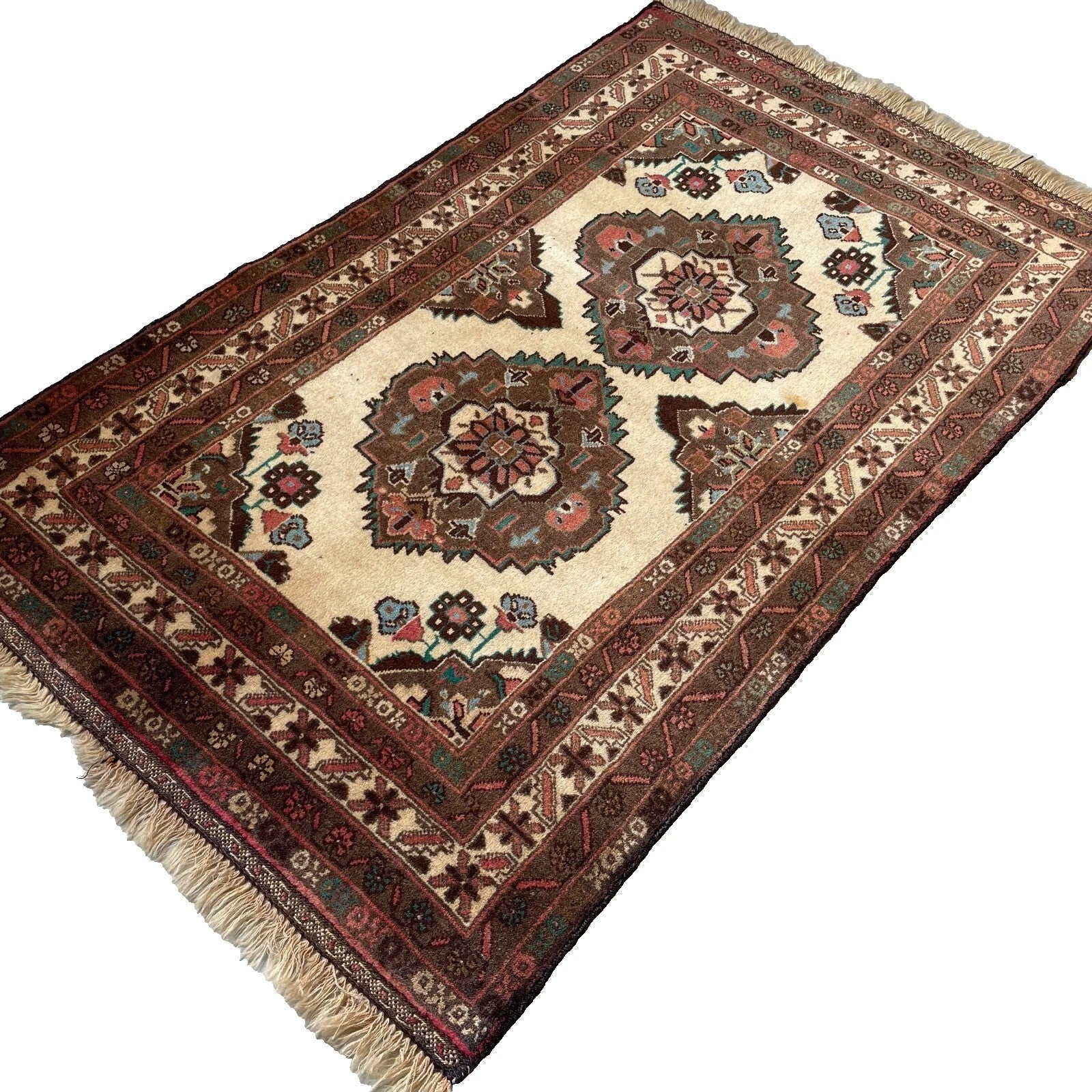 Afghan Herati Baluch Rug (Old 1980)