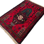 Afghan Herati Baluch Rug (Old 1980)