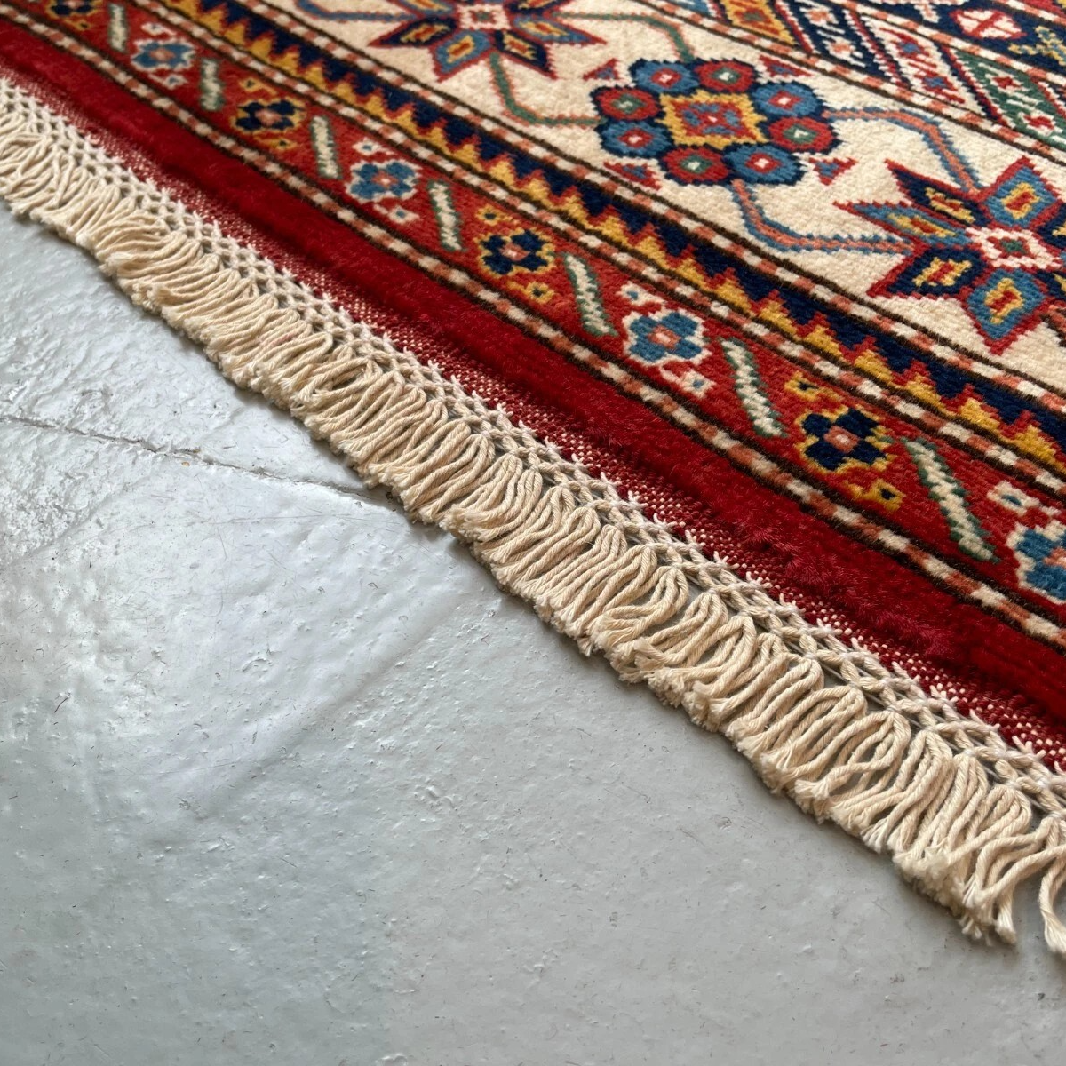 303 x 216 cm | Afghan Super Kazak Rug