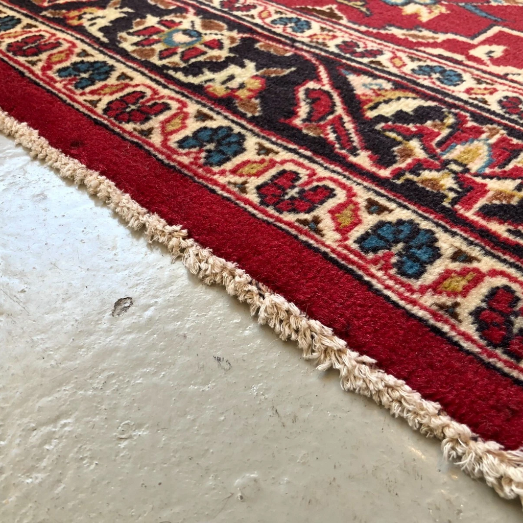 Old Persian Kashan Rug c. 1980