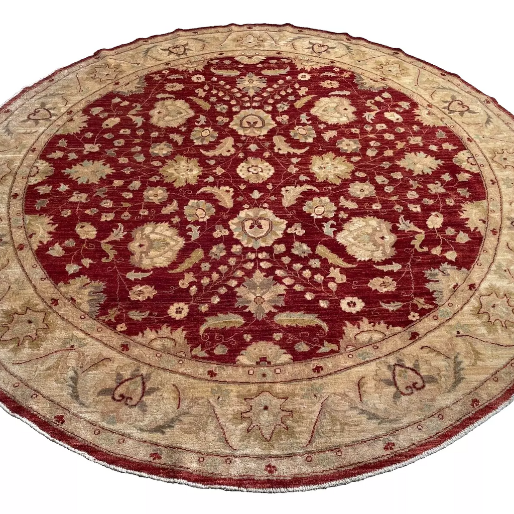 Afghan Ziegler Round Rug