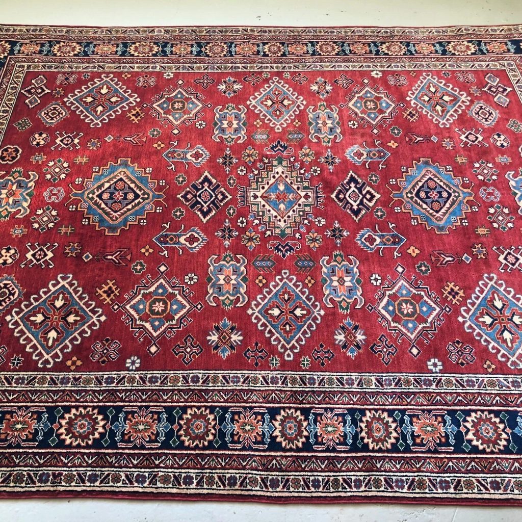 Afghan Super Kazak Rug