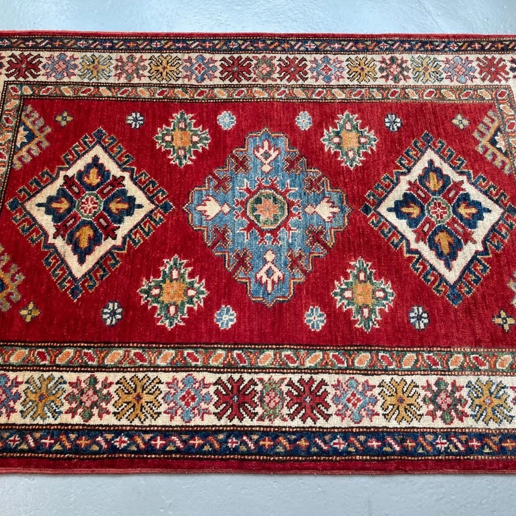 Afghan Fine Super Kazak Rug