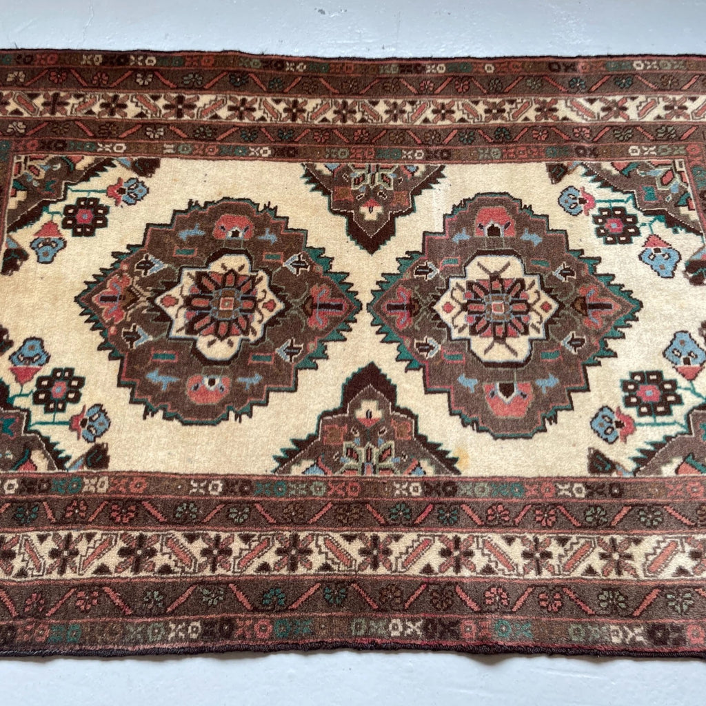 Afghan Herati Baluch Rug (Old 1980)