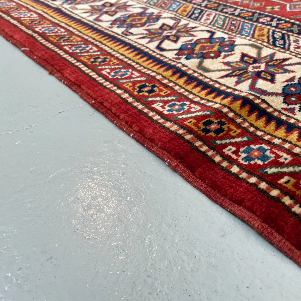 303 x 216 cm | Afghan Super Kazak Rug