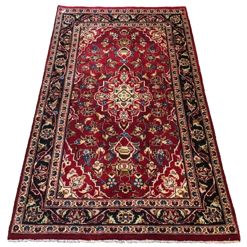 Old Persian Kashan Rug c. 1980