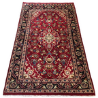 Old Persian Kashan Rug c. 1980