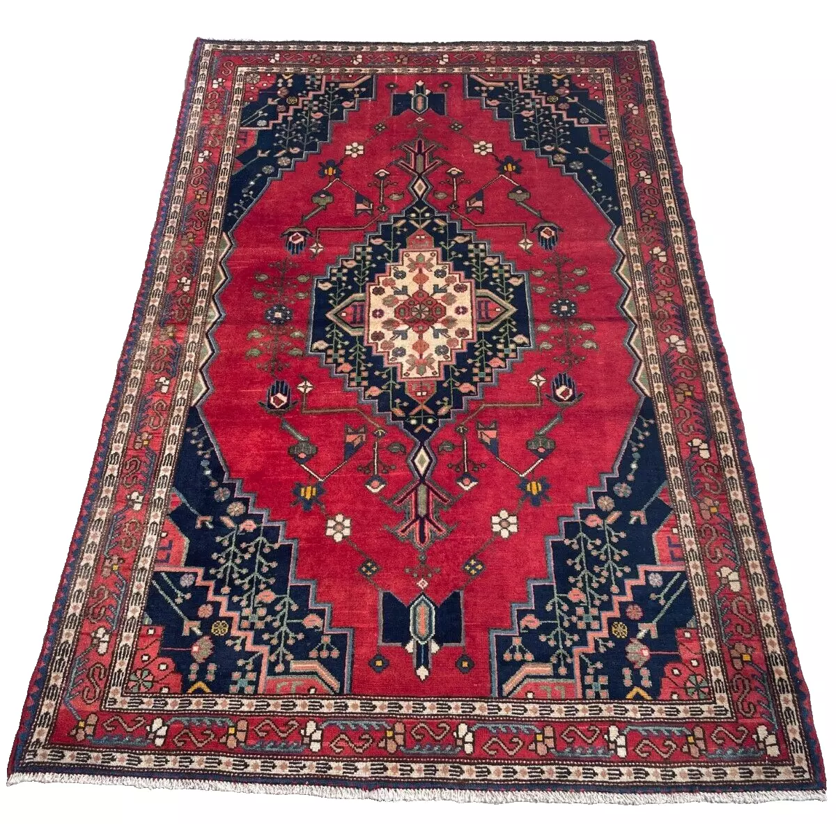 Old Persian Hamadan Rug c. 1970