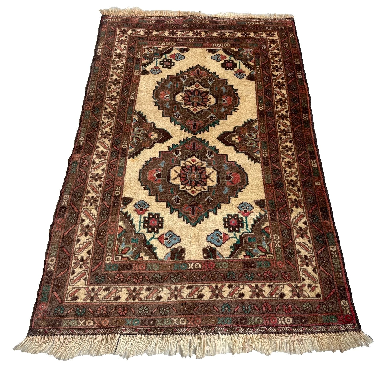 Afghan Herati Baluch Rug (Old 1980)