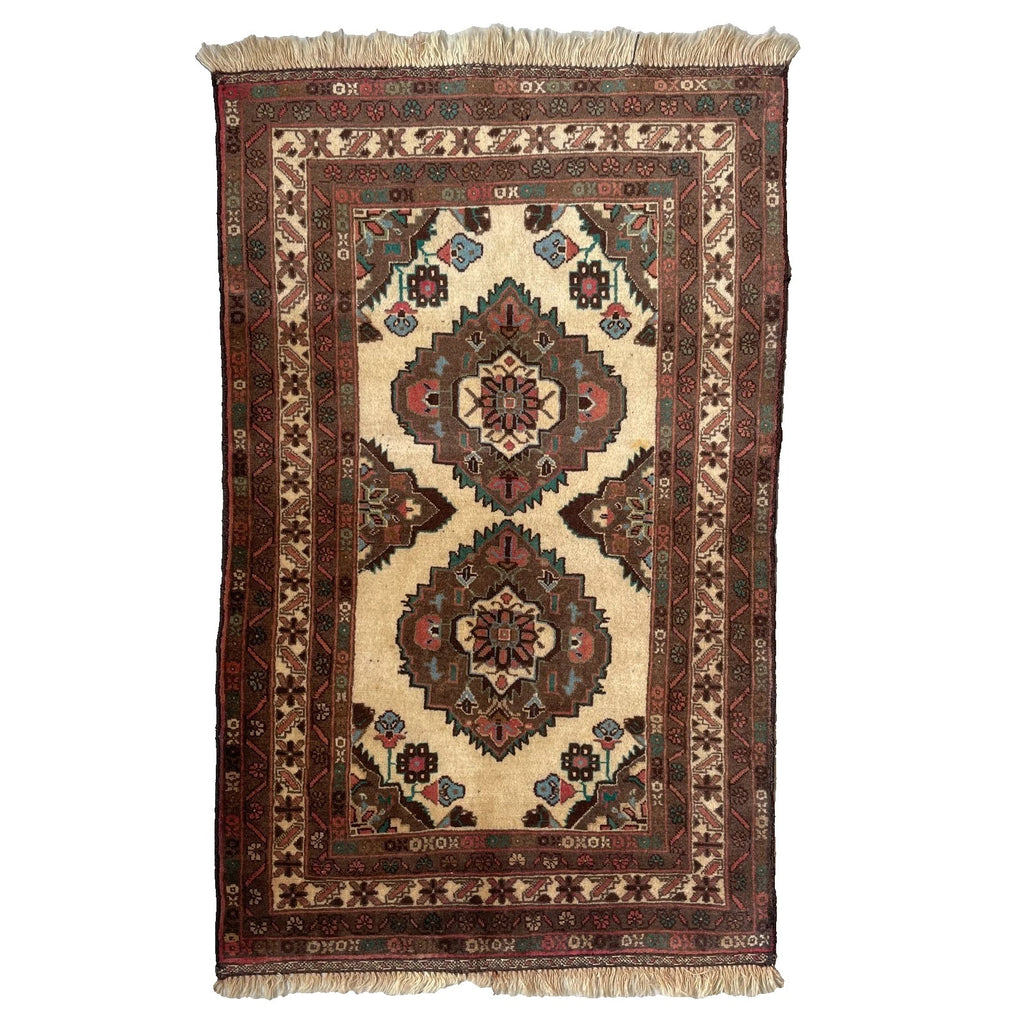 Afghan Herati Baluch Rug (Old 1980)