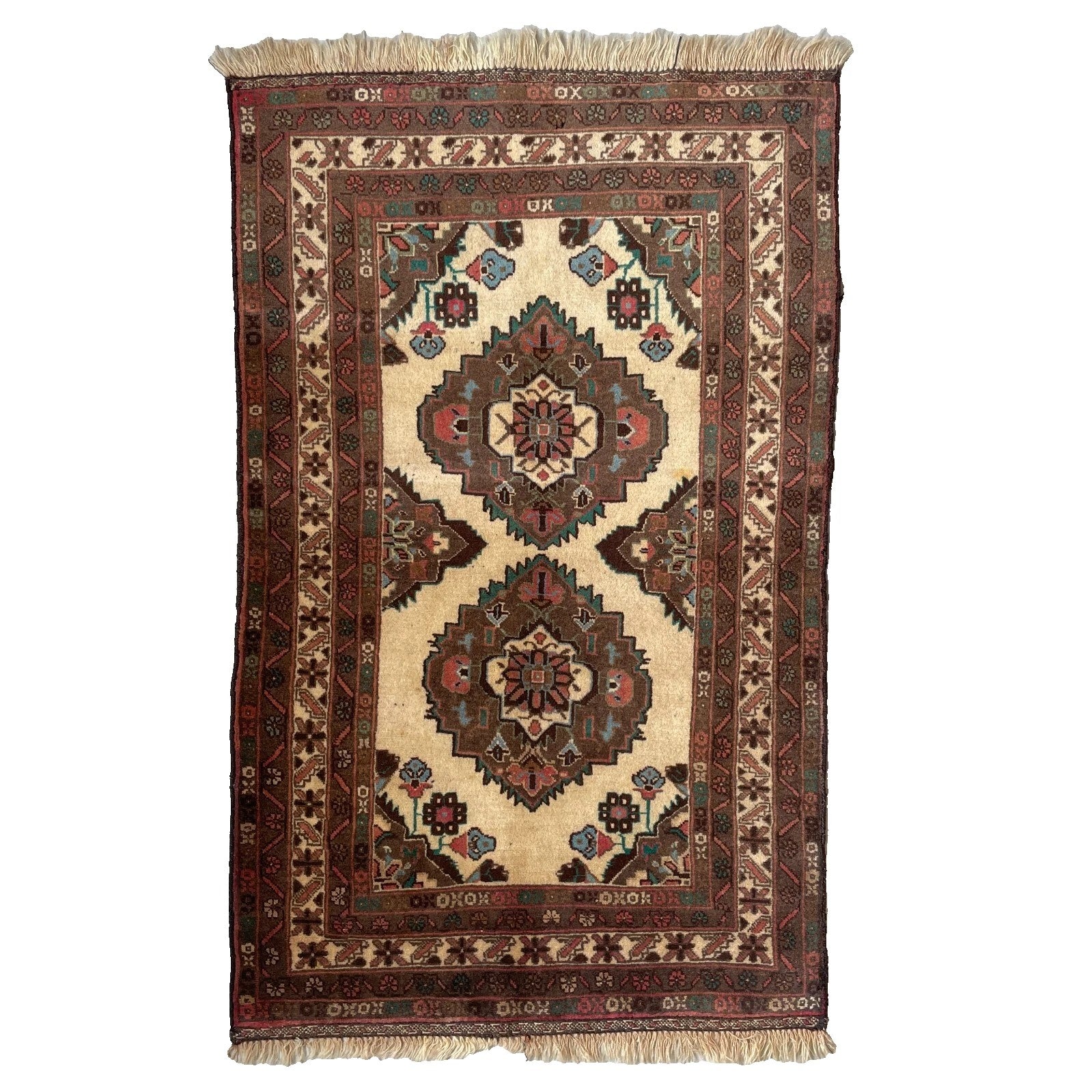 Afghan Herati Baluch Rug (Old 1980)