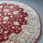 Afghan Ziegler Round Rug