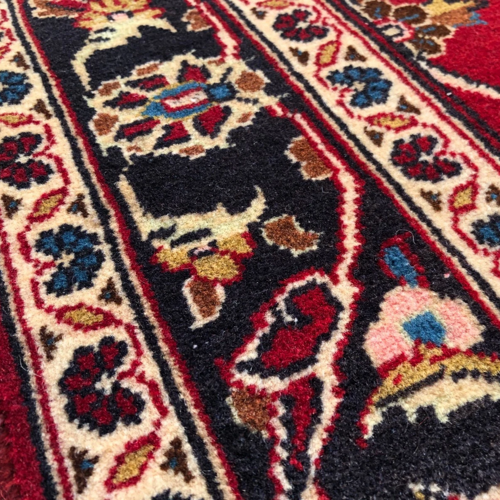Old Persian Kashan Rug c. 1980