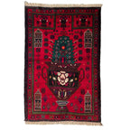 Afghan Herati Baluch Rug (Old 1980)